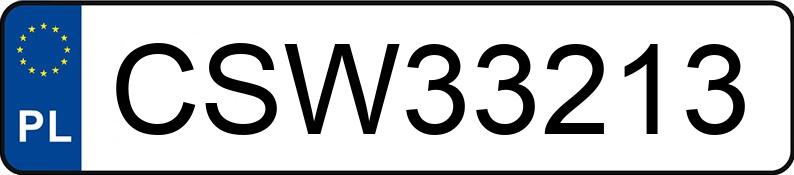 Numer rejestracyjny CSW 33213 posiada VOLVO FH VTC3T - CSW33213