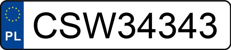 Numer rejestracyjny CSW 34343 posiada AUDI Q7 TDI MR`06 E4 4L Tiptronic - CSW34343