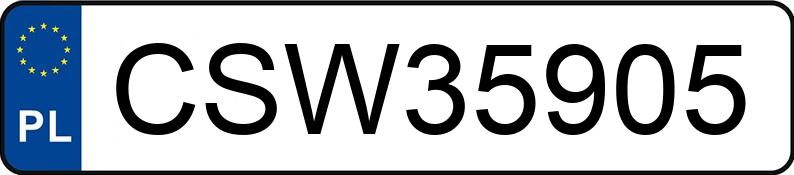 Numer rejestracyjny CSW 35905 posiada OPEL Mokka X 1.4 MR`17 E6 Enjoy Aut. - CSW35905