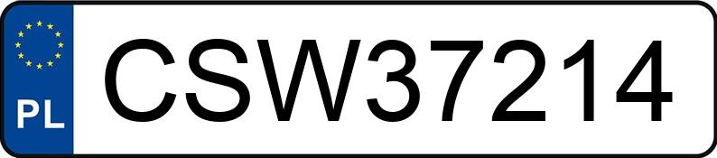 Die Registrierungsnummer CSW 37214 hat CHERY TIGGO7 HYBRID T322 - CSW37214