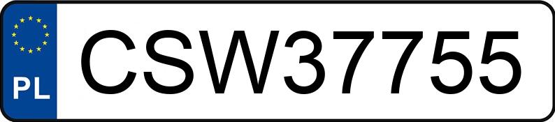 Numer rejestracyjny CSW 37755 posiada VOLKSWAGEN Touran GP 2.0 TDI MR`07 E4 Cross DSG - CSW37755