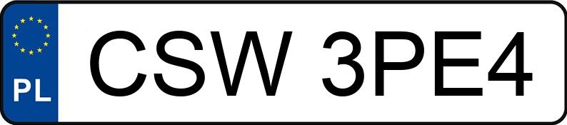 Numer rejestracyjny CSW 3PE4 posiada URSUS C 330 - CSW3PE4 Numer rejestracyjny CSW 3PE4 posiada URSUS C 330 - CSW3PE4