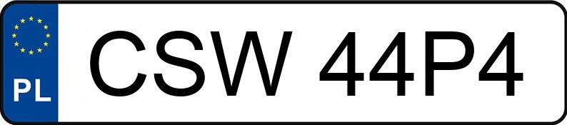 Numer rejestracyjny CSW 44P4 posiada SKODA Superb II 2.0 TDI MR`08 E4 Elegance DSG - CSW44P4