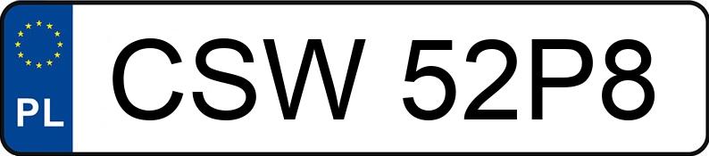 Numer rejestracyjny CSW 52P8 posiada VOLKSWAGEN Golf IV 1.6 MR`97 Trendline - CSW52P8 Numer rejestracyjny CSW 52P8 posiada VOLKSWAGEN Golf IV 1.6 MR`97 Trendline - CSW52P8