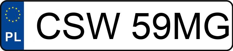 Numer rejestracyjny CSW 59MG posiada FSR-POZNAŃ TARPAN - CSW59MG