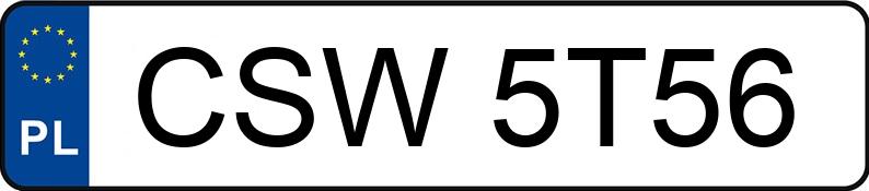 Numer rejestracyjny CSW 5T56 posiada AUDI A4 1.9 TDI - CSW5T56 Numer rejestracyjny CSW 5T56 posiada AUDI A4 1.9 TDI - CSW5T56