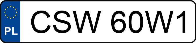 Numer rejestracyjny CSW 60W1 posiada DACIA Logan II 1.2 16V MR`13 E5 Laureate - CSW60W1