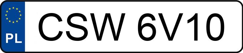 Numer rejestracyjny CSW 6V10 posiada VOLKSWAGEN Caddy Diesel 1.8t SDI - CSW6V10