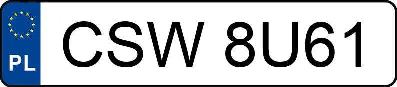 Numer rejestracyjny CSW 8U61 posiada OPEL Vectra B Vectra 1.8 CD - CSW8U61