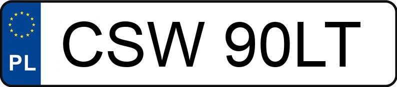Numer rejestracyjny CSW 90LT posiada PEUGEOT Boxer 350 2.5 Diesel 3.5t L - CSW90LT