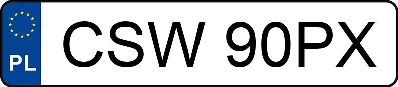 Registreringsnummeret CSW 90PX har VOLKSWAGEN LT 40 TD MR`92 4.0t LT 40 TD MR`92 4.0t - CSW90PX