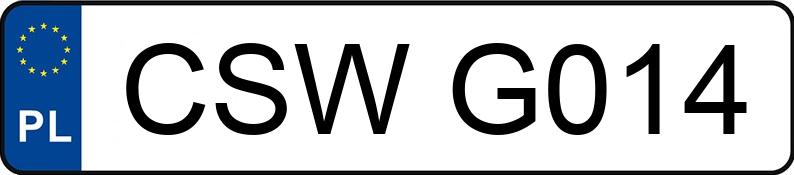 Registreringsnummeret CSW G014 har FIAT Punto II 1.2 Kat. S - CSWG014