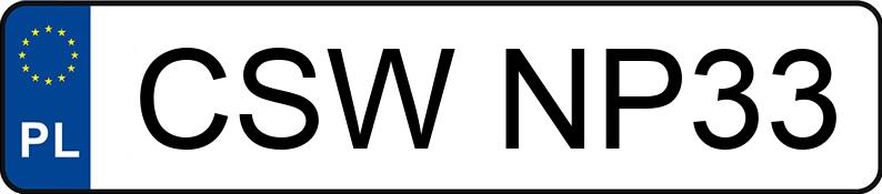 Numer rejestracyjny CSW NP33 posiada NISSAN Qashqai 1.6 MR`07 E4 Acenta - CSWNP33 Numer rejestracyjny CSW NP33 posiada NISSAN Qashqai 1.6 MR`07 E4 Acenta - CSWNP33