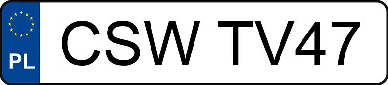 Numer rejestracyjny CSW TV47 posiada OPEL Astra II 1.6 MR`98 Comfort Aut. - CSWTV47