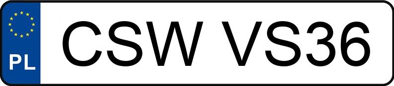 Numer rejestracyjny CSW VS36 posiada PEUGEOT 307 1.6 MR`01 E3 XT Premium Class - CSWVS36 Numer rejestracyjny CSW VS36 posiada PEUGEOT 307 1.6 MR`01 E3 XT Premium Class - CSWVS36
