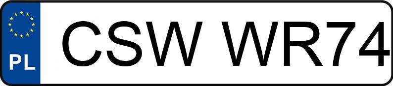 Numer rejestracyjny CSW WR74 posiada CITROEN JUMPER - CSWWR74 Numer rejestracyjny CSW WR74 posiada CITROEN JUMPER - CSWWR74