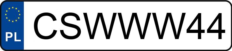 Numer rejestracyjny CSW WW44 posiada SKODA SCALA - CSWWW44