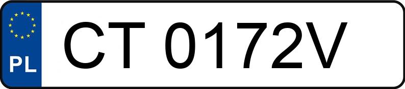 Numer rejestracyjny CT 0172V posiada MERCEDES-BENZ AMG CLA 45 245 G - CT0172V