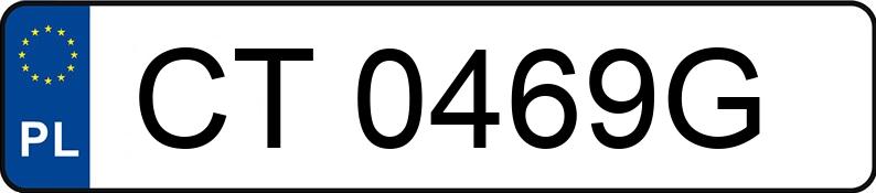 Numer rejestracyjny CT 0469G posiada BMW 320 - CT0469G Numer rejestracyjny CT 0469G posiada BMW 320 - CT0469G