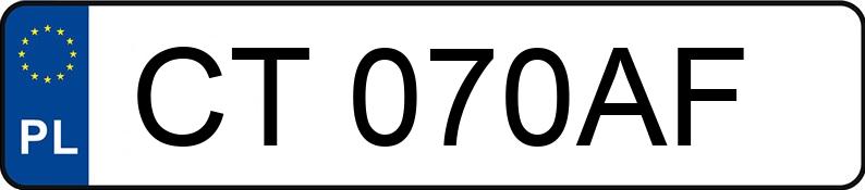 Numer rejestracyjny CT 070AF posiada BMW X7 XDRIVE40D - CT070AF Numer rejestracyjny CT 070AF posiada BMW X7 XDRIVE40D - CT070AF