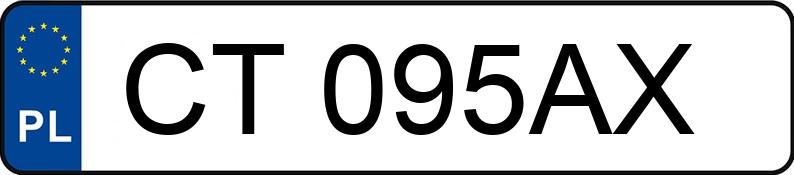 Numer rejestracyjny CT 095AX posiada AUDI A6 LIMOUSINE - CT095AX