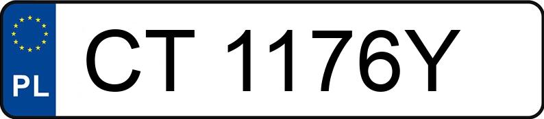 Numer rejestracyjny CT 1176Y posiada SKODA SUPERB - CT1176Y