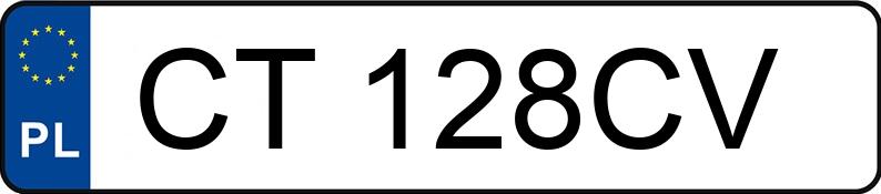 Numer rejestracyjny CT 128CV posiada FORD KUGA - CT128CV Numer rejestracyjny CT 128CV posiada FORD KUGA - CT128CV