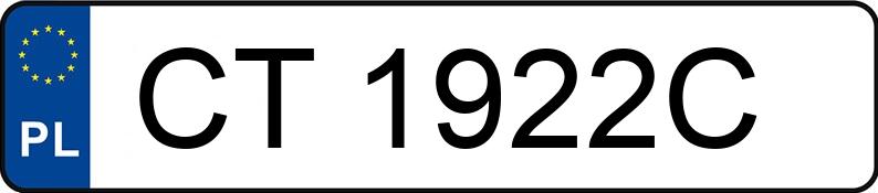 Numer rejestracyjny CT 1922C posiada TOYOTA Avensis Wagon 2.2 Diesel MR`09 E5 Sol Aut. - CT1922C Numer rejestracyjny CT 1922C posiada TOYOTA Avensis Wagon 2.2 Diesel MR`09 E5 Sol Aut. - CT1922C