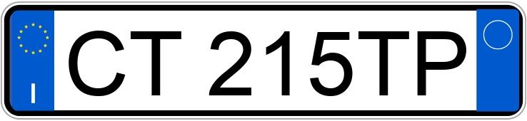 Numer rejestracyjny CT215TP posiada VOLKSWAGEN Golf 5a serie Numer rejestracyjny CT215TP posiada VOLKSWAGEN Golf 5a serie