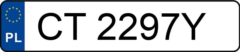 Numer rejestracyjny CT 2297Y posiada MERCEDES-BENZ CLA 180 - CT2297Y