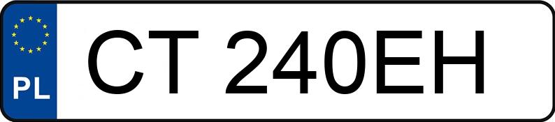 Numer rejestracyjny CT 240EH posiada MERCEDES-BENZ C 180 MR`21 E6 206 AMG Business Edition - CT240EH