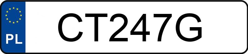 Numer rejestracyjny CT 247G posiada KTM Enduro od 250 do 600 ccm 500 EXC-F - CT247G Numer rejestracyjny CT 247G posiada KTM Enduro od 250 do 600 ccm 500 EXC-F - CT247G