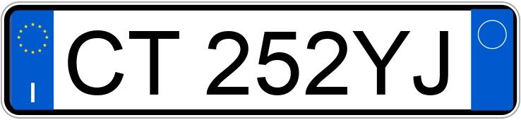 Numer rejestracyjny CT252YJ posiada TOYOTA Yaris Numer rejestracyjny CT252YJ posiada TOYOTA Yaris