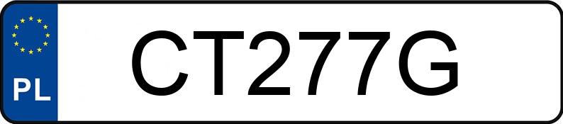 Numer rejestracyjny CT 277G posiada HONDA Sportowe od 600 ccm CBR 1100 XXS.Blackbird - CT277G
