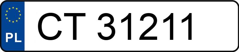 Numer rejestracyjny CT 31211 posiada SKODA 6Y FABIA - CT31211