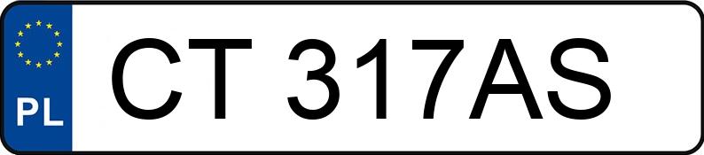 Numer rejestracyjny CT 317AS posiada AUDI Q3 Sportback MR`20 E6d F3 RS S tronic - CT317AS