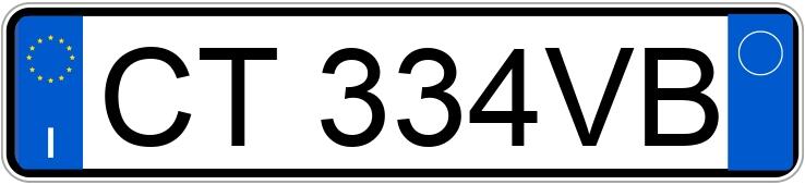 Numer rejestracyjny CT334VB posiada CITROEN C5 2a serie