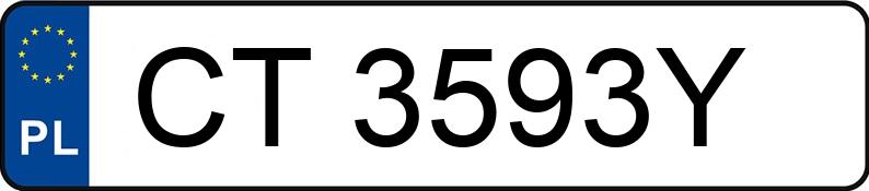 Numer rejestracyjny CT 3593Y posiada FORD Focus 1.5 EcoBlue MR`18 E6 Titanium - CT3593Y