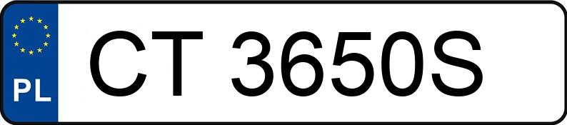 Numer rejestracyjny CT 3650S posiada OPEL ASTRA - CT3650S Numer rejestracyjny CT 3650S posiada OPEL ASTRA - CT3650S