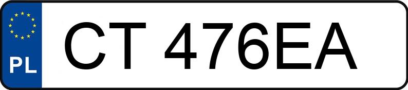 Numer rejestracyjny CT 476EA posiada SKODA KODIAQ - CT476EA Numer rejestracyjny CT 476EA posiada SKODA KODIAQ - CT476EA