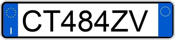 Numer rejestracyjny CT484ZV posiada FIAT Panda 2a serie Numer rejestracyjny CT484ZV posiada FIAT Panda 2a serie