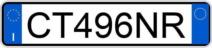 Numer rejestracyjny CT496NR posiada SMART forfour 1a serie