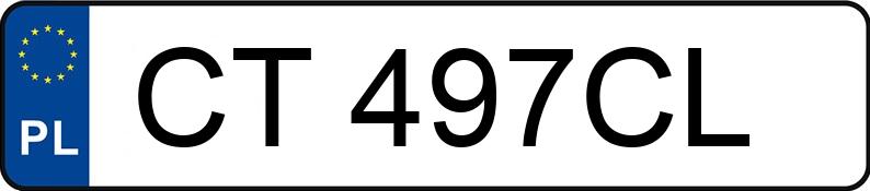 Numer rejestracyjny CT 497CL posiada SKODA Fabia III 1.2 TSI MR`15 E6 Monte Carlo DSG - CT497CL