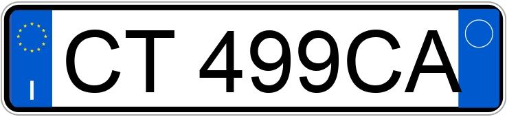 Numer rejestracyjny CT499CA posiada FIAT Seicento Numer rejestracyjny CT499CA posiada FIAT Seicento