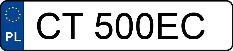 Numer rejestracyjny CT 500EC posiada LAMBORGHINI Urus MR`18 E6 S - CT500EC