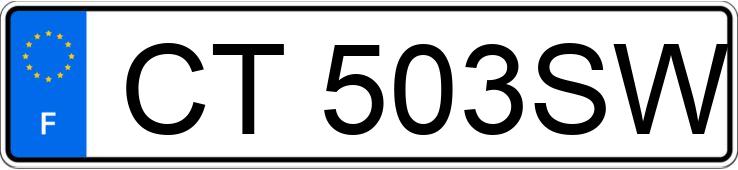 Numer rejestracyjny CT503SW posiada PEUGEOT 208