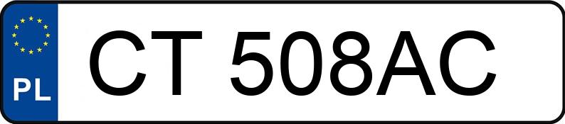 Numer rejestracyjny CT 508AC posiada ALFA ROMEO Giulia 2.9 BI MR`16 E6 952 T Quadrifoglio - CT508AC