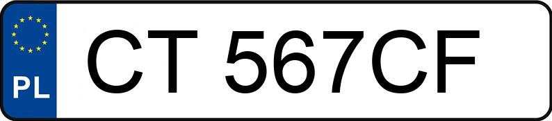 Numer rejestracyjny CT 567CF posiada MERCEDES-BENZ 917 Atego 9.5t 917 - CT567CF