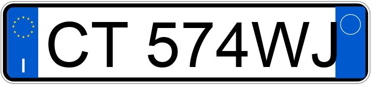 Numer rejestracyjny CT574WJ posiada TOYOTA Corolla Numer rejestracyjny CT574WJ posiada TOYOTA Corolla