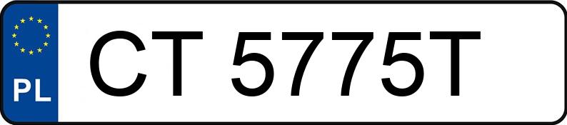 Numer rejestracyjny CT 5775T posiada SKODA SUPERB - CT5775T Numer rejestracyjny CT 5775T posiada SKODA SUPERB - CT5775T